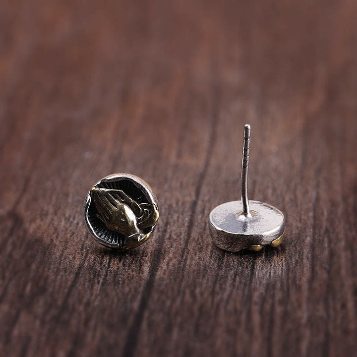 Namaste-Gleichheits-Ohrstecker aus 925er-Sterlingsilber - image 11