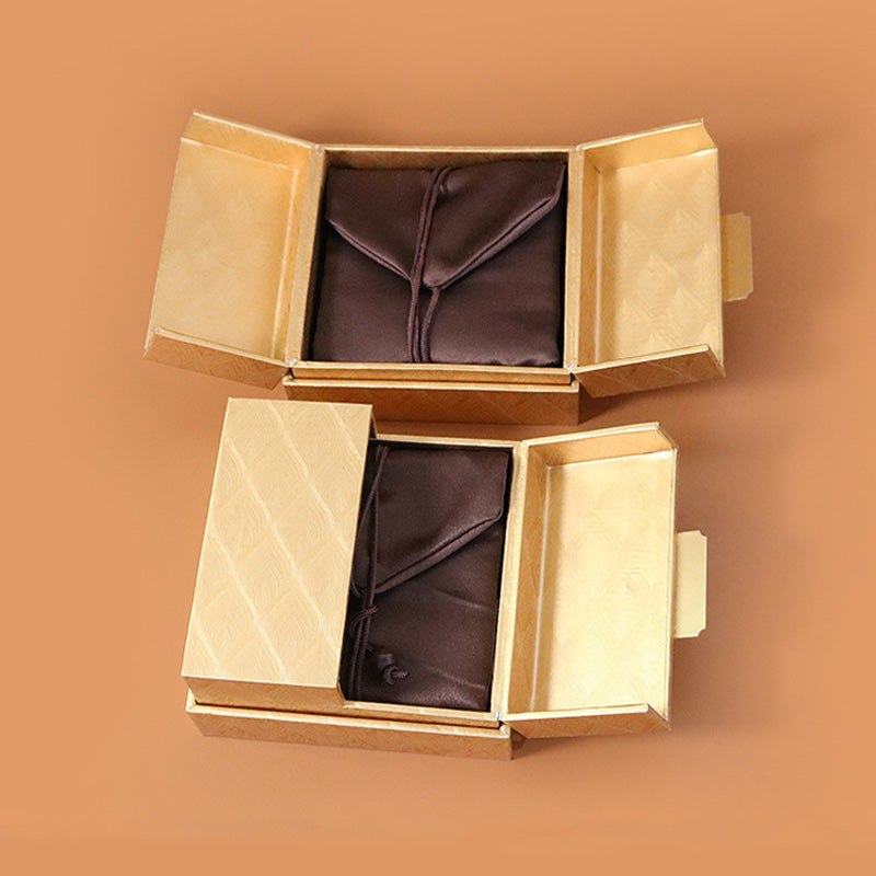 Retro-Schmuckaufbewahrungsbox mit Federmuster, Geschenkbox - image 3