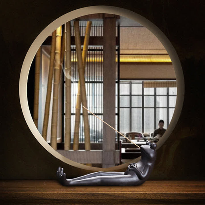 Meditationsfrosch-Keramik-Räuchergefäß für spirituelle Heilung - image 8