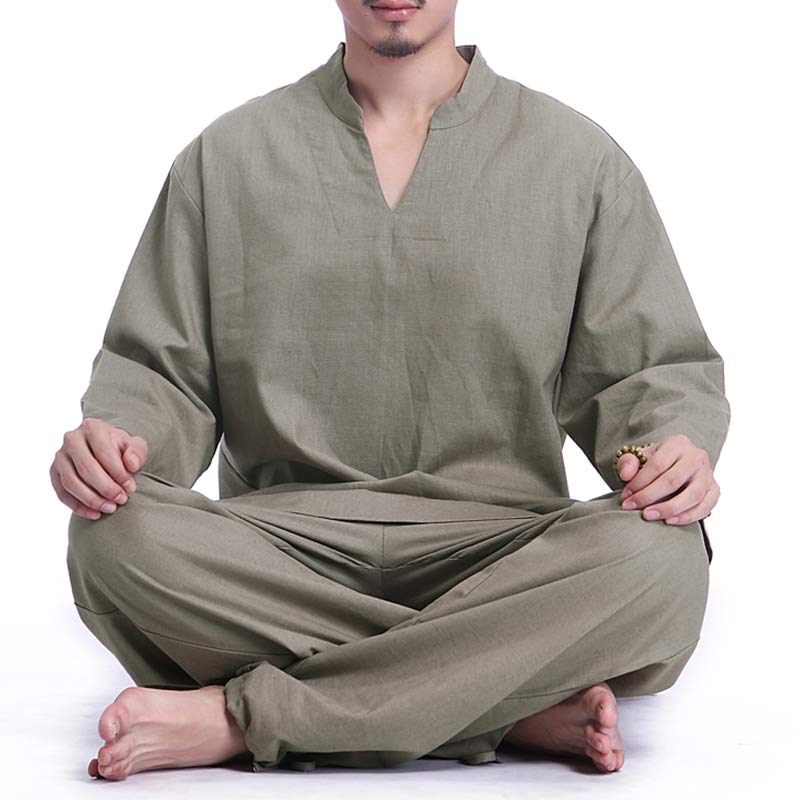 Buddha Stones, Meditation, Gebet, spirituelle Zen-Praxis, Yoga-Kleidung, Herren-Set - image 2