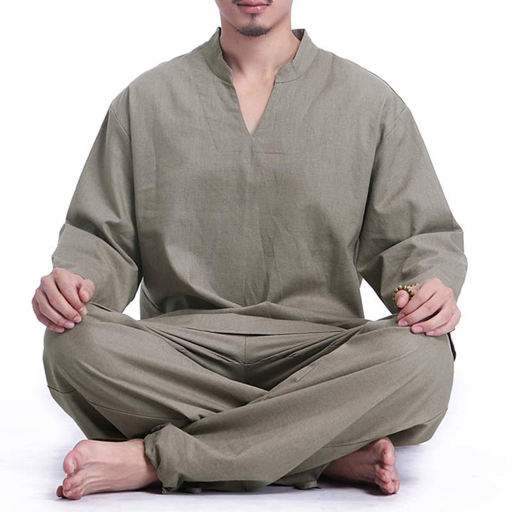 Buddha Stones, Meditation, Gebet, spirituelle Zen-Praxis, Yoga-Kleidung, Herren-Set - image 2