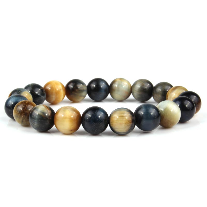 Buddha Stones Angst Stress Heilung Kristall Tigerauge Perlenarmband - image 6