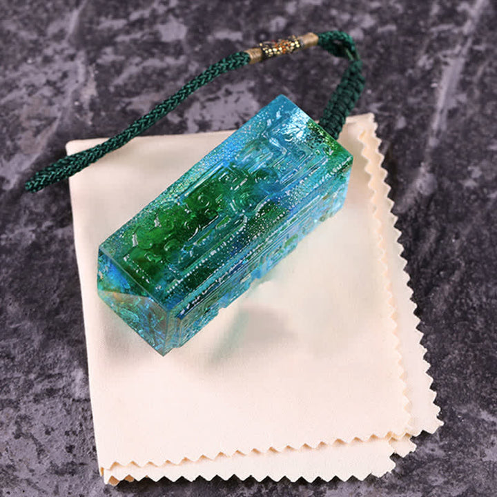 Feng Shui handgefertigtes Liuli-Kristall-Kunststück, Heim- und Bürodekoration - image 3