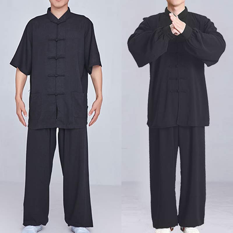 Buddha Stones, Meditation, Zen-Gebet, spirituelle Tai-Chi-Qigong-Praxis, Unisex-Stickerei-Kleidungsset - image 22