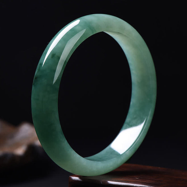 Armreif mit Buddha Stonesn, Jade, Fülle, Glück, Heilung - image 2