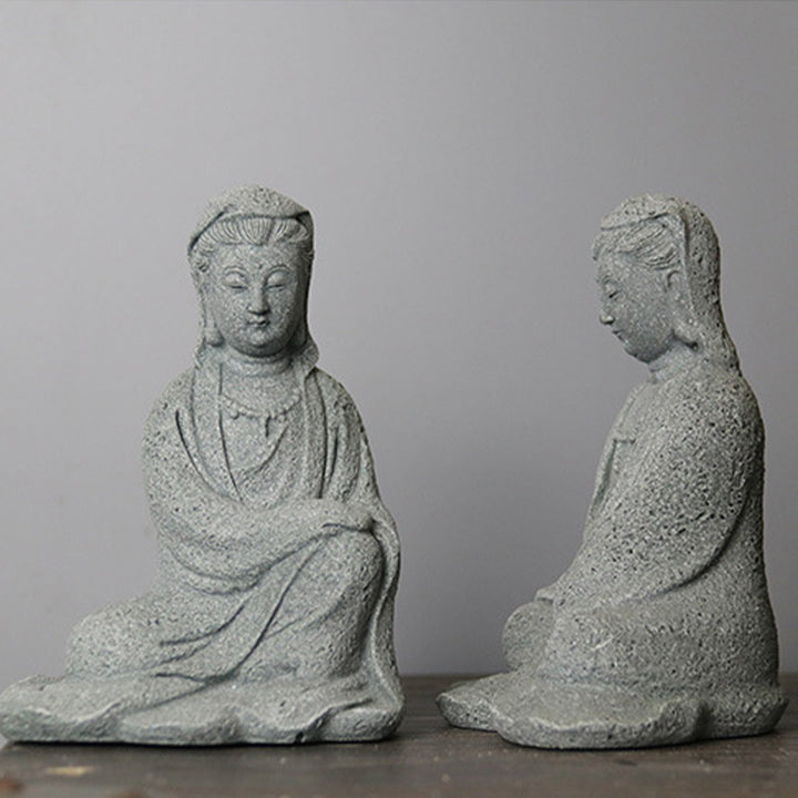 Buddha Stones Avalokitesvara Statue Segen Heimdekoration - image 13
