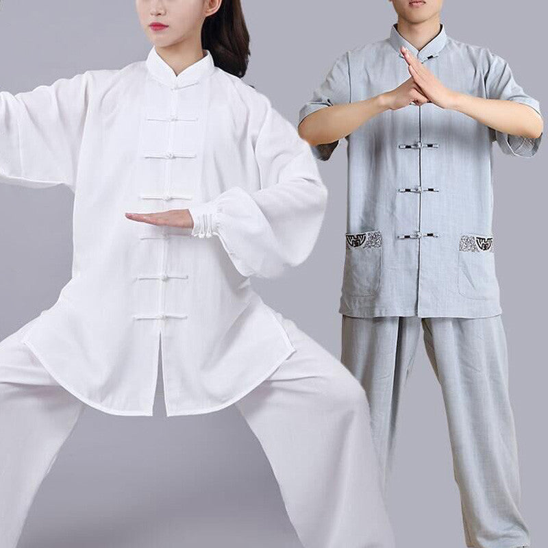 Buddha Stones, Meditation, Zen-Gebet, spirituelle Tai-Chi-Qigong-Praxis, Unisex-Stickerei-Kleidungsset - image 1