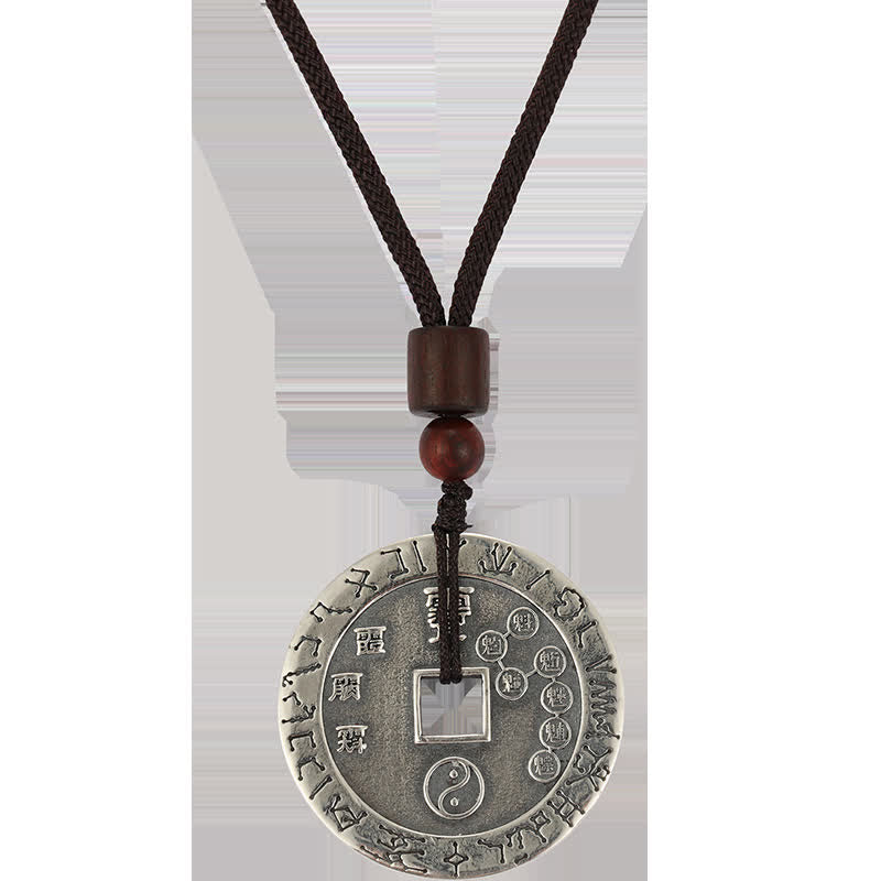 Buddha Stones, Bagua-Yin-Yang-Kupfermünze, Stern-Balance-Energie-Halskettenanhänger - image 13