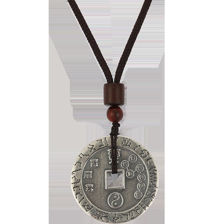 Buddha Stones, Bagua-Yin-Yang-Kupfermünze, Stern-Balance-Energie-Halskettenanhänger - image 13
