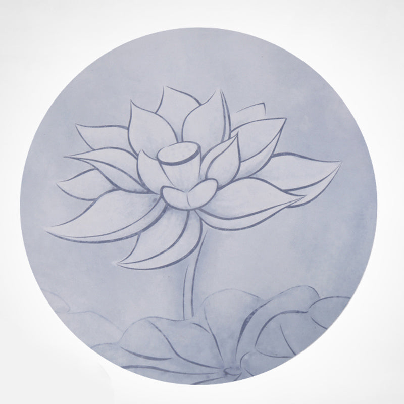 Buddha Stones, Lotus-Mandala-Muster, faltbare Yoga-Meditations-Sitzmatte, Heimdekoration - LOTUS-SYMBOL - Grau - image 8