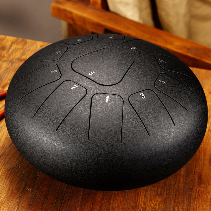 Buddha Stones Steel Tongue Drum Sound Heilung Achtsamkeit Meditation Yoga Drum Kit 11 Note 8 Zoll - Granitgrau - image 19