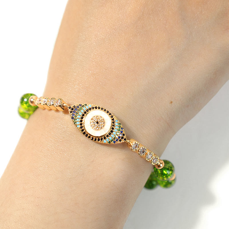 Buddha Stones Natürliches Peridot-Armband gegen den bösen Blick – ein Symbol für Fülle - image 4