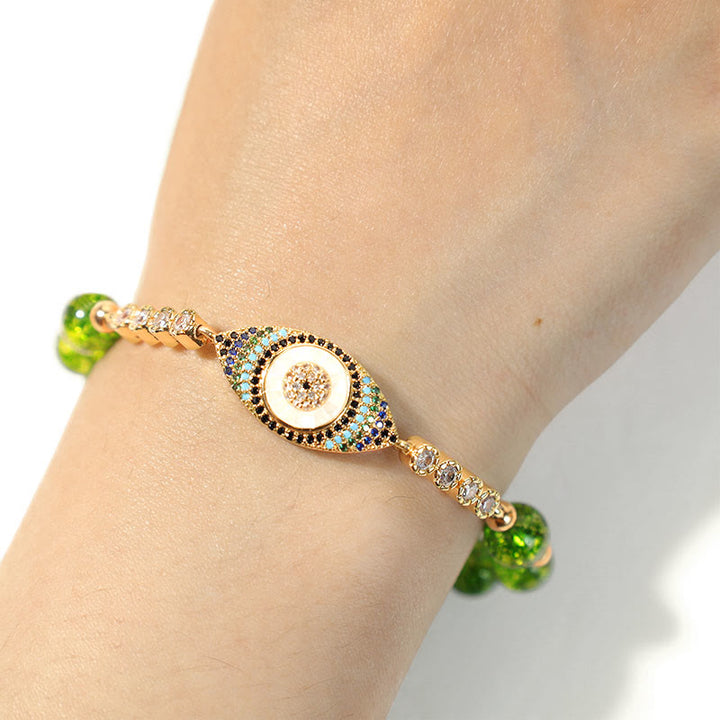 Buddha Stones Natürliches Peridot-Armband gegen den bösen Blick – ein Symbol für Fülle - image 4