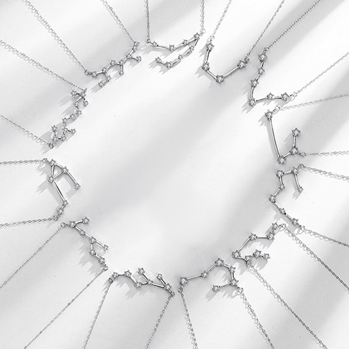 Buddha Stones 925 Sterling Silber 12 Sternbilder des Tierkreises Astrologie Segen Halskette Anhänger - image 14