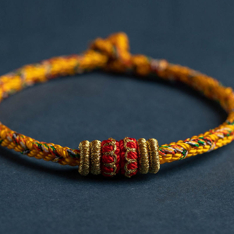 Handgefertigtes Armband aus geflochtenen Buddha Stones aus Tibet – Symbol für Glück und Stärke - image 15