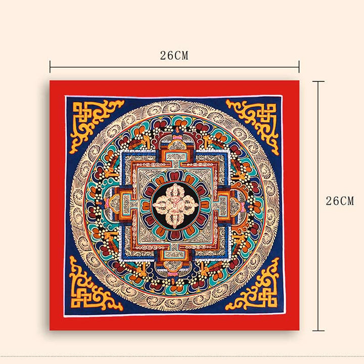 Tibetisches handgefertigtes Thangka-Gemälde, Segens-Thangka-Blindbox, zufälliges Farbmuster