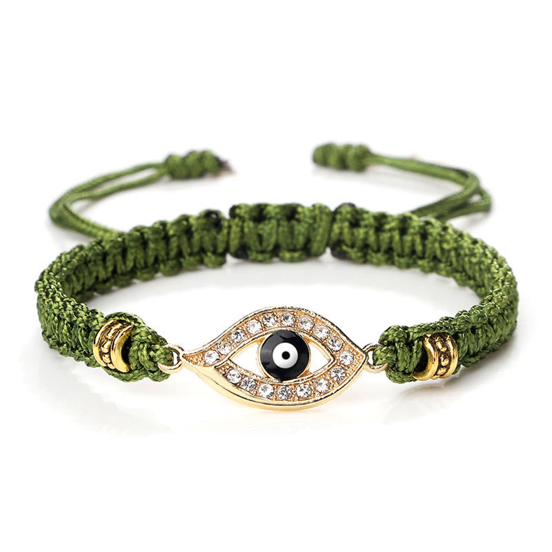 Buddha Stones Evil Eye Keep Away Evil Spirits Schnurarmband