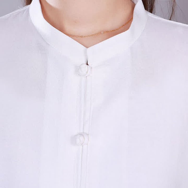 Tai Chi Qigong Meditation Gebet Spirituelle Zen Praxis Unisex Baumwoll-Leinen-Kleidungsset - image 4