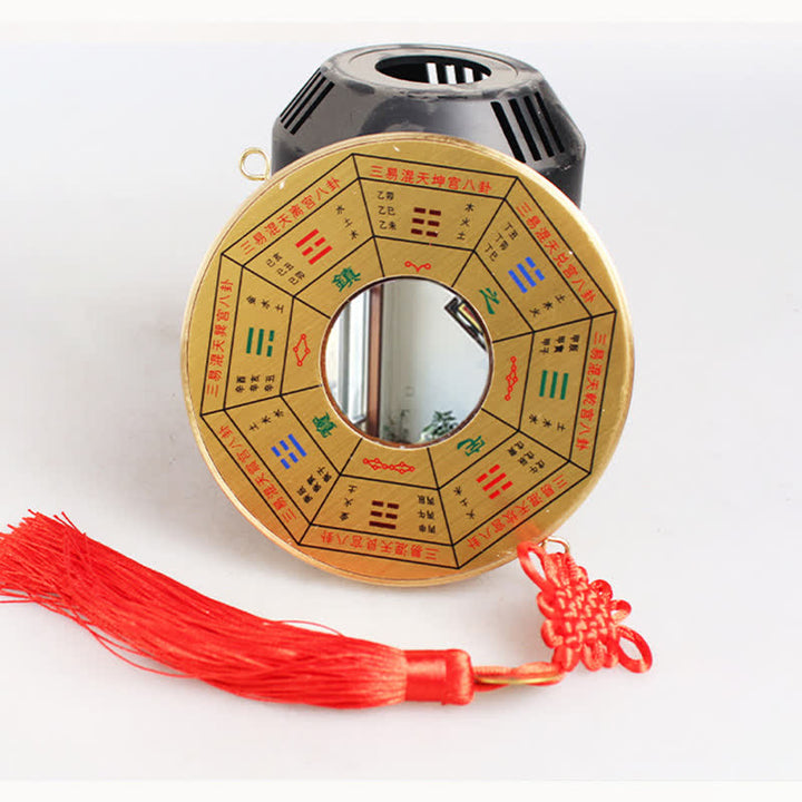 Feng Shui Bagua Karte Kupfermünze Chinesische Knotenbalance Energiekarte - 12 cm - Neun-Paläste-Bagua-Karte - Konvexspiegel - image 7