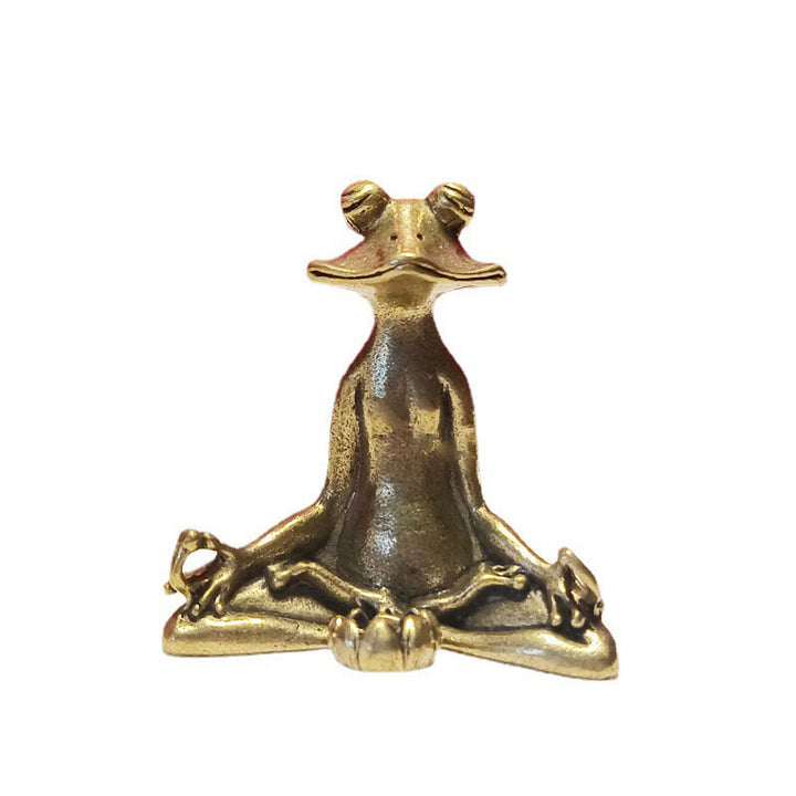 Buddha Stones Mini kleiner Frosch, Schildkröte, Koi-Fisch, Schnecke, Krabbe, Kupfer, Reichtum, Heimdekoration - image 11