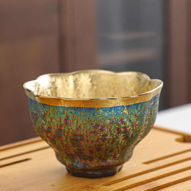 Bunte Teetasse aus Keramik mit Buddha Stonesn - image 8