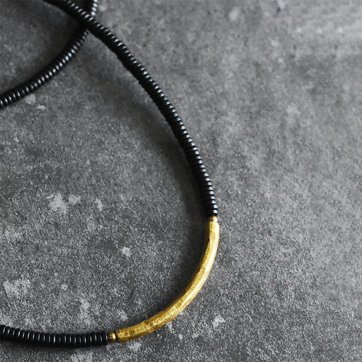 Buddha Stones, Ebenholz, Messing, Kupfer, Balance, mehrlagiges Armband - image 11