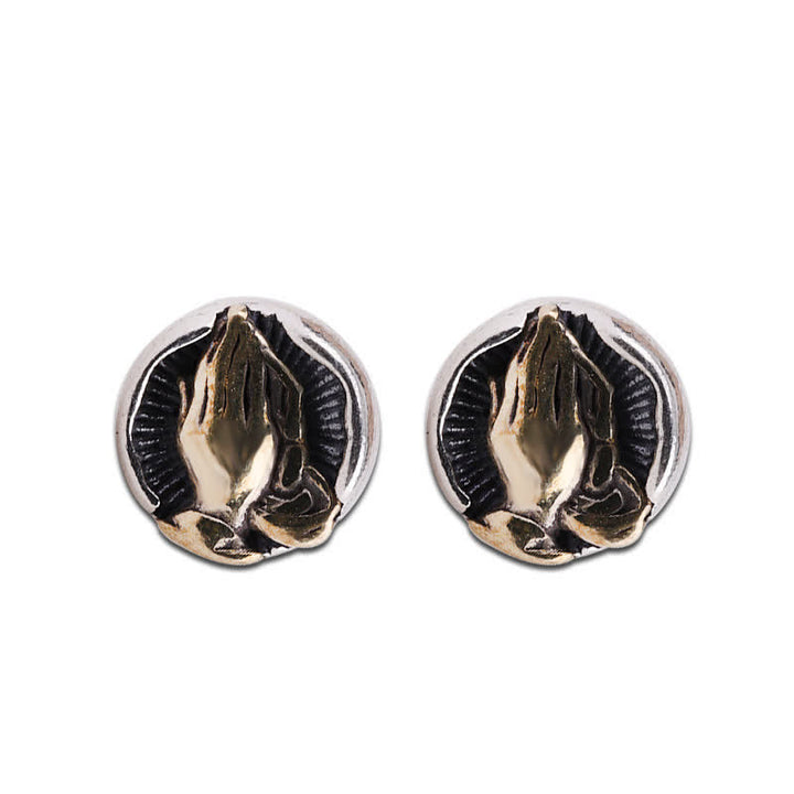 Namaste-Gleichheits-Ohrstecker aus 925er-Sterlingsilber - image 13