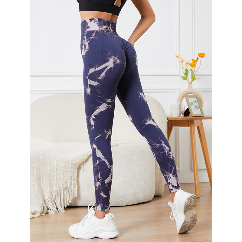 Buddha Stones Leggings für Sport, Fitness, Gymnastik, nahtlose Leggings mit hoher Taille, für Damen, Yogahose