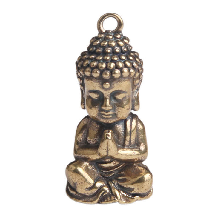 Buddha Mitgefühl Kupfer Schlüsselanhänger Anhänger Dekoration - image 7