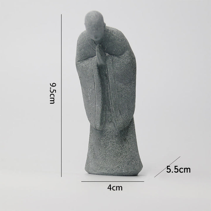 Buddha Stones, Meditation, Buddha-Mönch, Gelassenheit, Heimdekoration - image 11