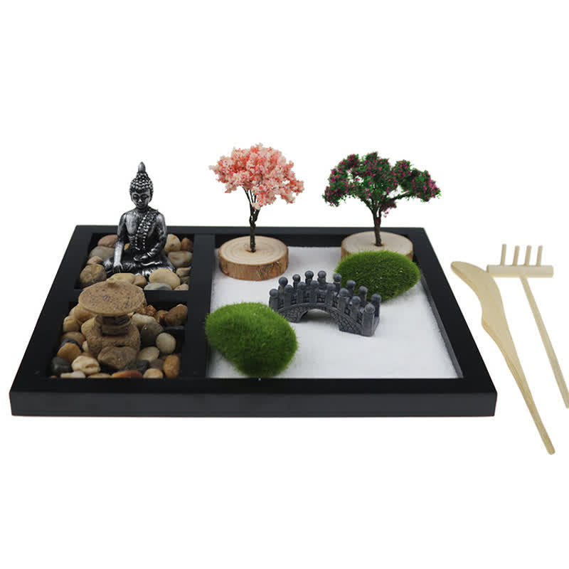 Buddha Stones, Buddha-Symbol, Baum, Landschaft, Meditation, Ruhe, Zen, Gartendekoration - Buddha-Symbol Zen-Garten - image 0