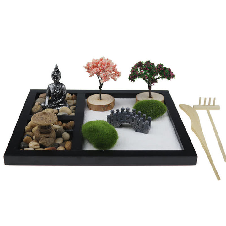 Buddha Stones, Buddha-Symbol, Baum, Landschaft, Meditation, Ruhe, Zen, Gartendekoration - Buddha-Symbol Zen-Garten - image 0