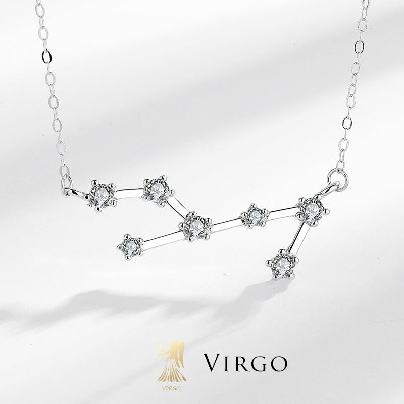 Buddha Stones 925 Sterling Silber 12 Sternbilder des Tierkreises Astrologie Segen Halskette Anhänger - image 9