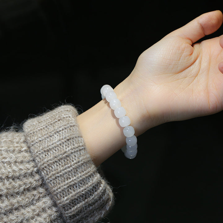 Glückssegen-Armband mit Farbverlauf aus Jade mit Buddha Stonesn - image 12