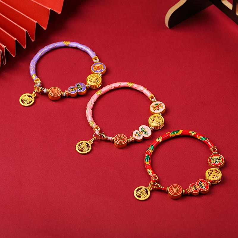 Buddha Stones Tibetisches Kalebassen-Armband mit Löwenmotiv – Symbol für Glück und Wohlstand - image 9