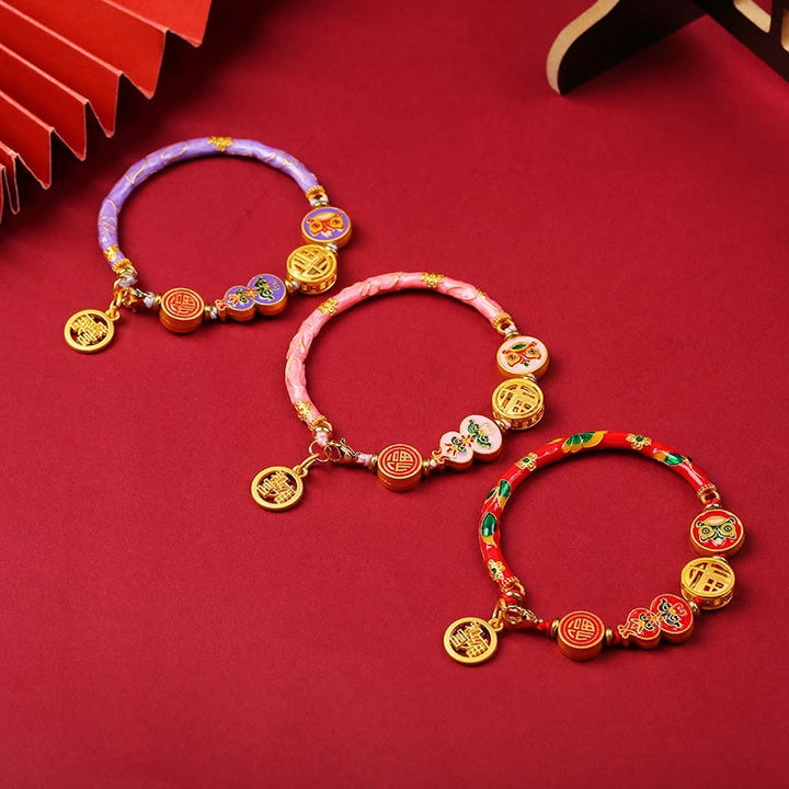 Buddha Stones Tibetisches Kalebassen-Armband mit Löwenmotiv – Symbol für Glück und Wohlstand - image 9
