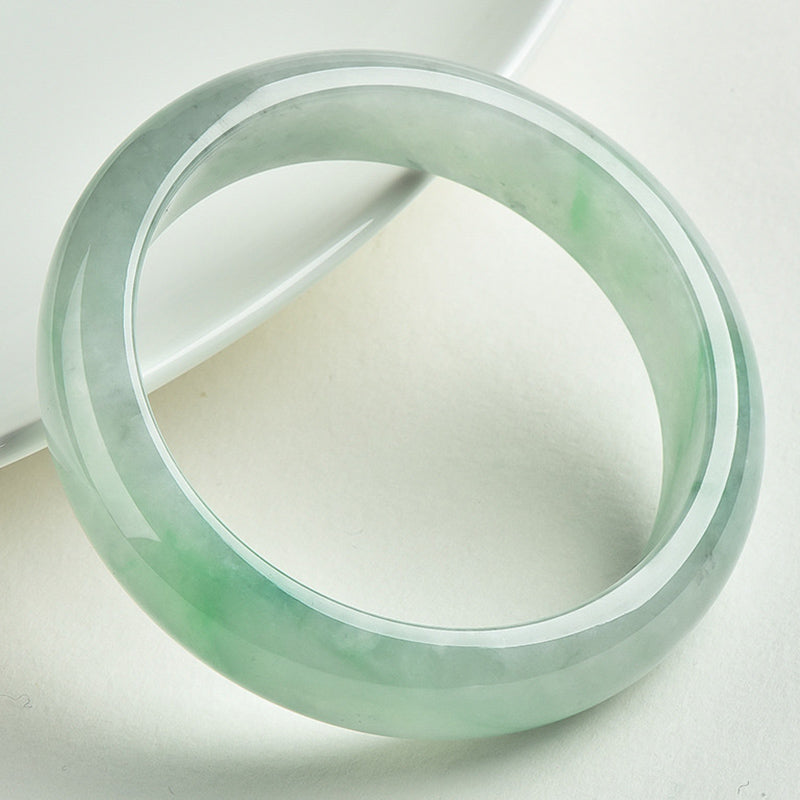 Buddha Stones, natürlicher Jade-Armreif, Wohlstand, Reichtum, Glück - image 1