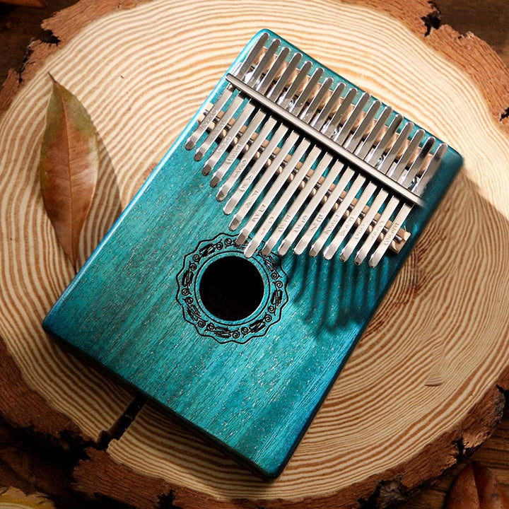 Buddha Stones Kalimba 17 Tasten Daumenklavier Mahagoniholz Akazie Walnuss Tragbares Fingerklavier