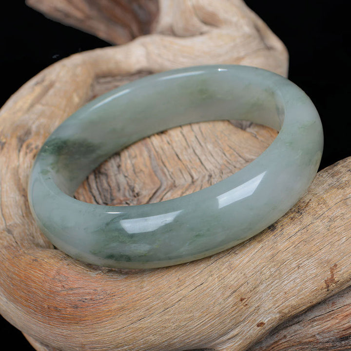 Natürlicher Jade-Glücksheilungs-Armreif - image 4