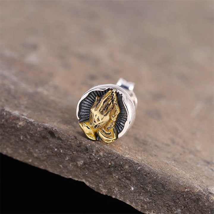 Namaste-Gleichheits-Ohrstecker aus 925er-Sterlingsilber - image 8