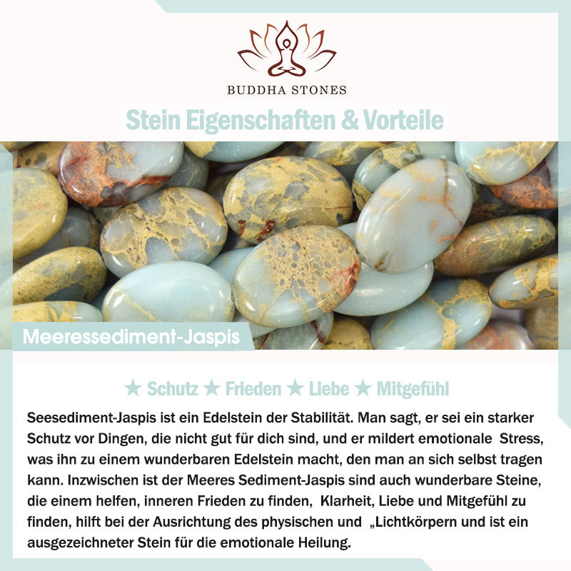 Buddha Stones 3-teiliges Armband aus natürlichem Quarzkristall mit Perlen und Heilenergie, Lotus