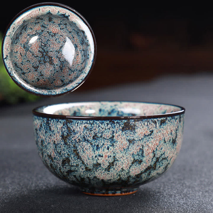 Buddha Stones Bunte Keramik-Teetasse Home Office Teetassen
