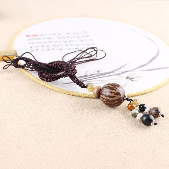 Halskette mit Buddha Stonesn, Bodhi-Samen, Lotus, Weisheit, Harmonie - image 7