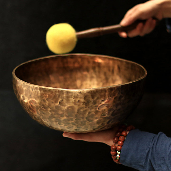 Tibetische Klangschale, handgefertigt für Heilung und Meditation, Klangschalen-Set mit positiver Energie - image 0