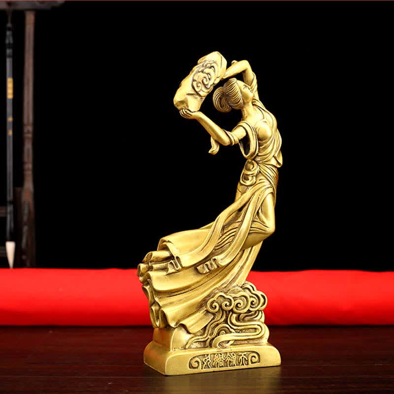 Bodhisattva Nuwa Mends The Sky Schutz Kupferstatue Dekoration - image 3