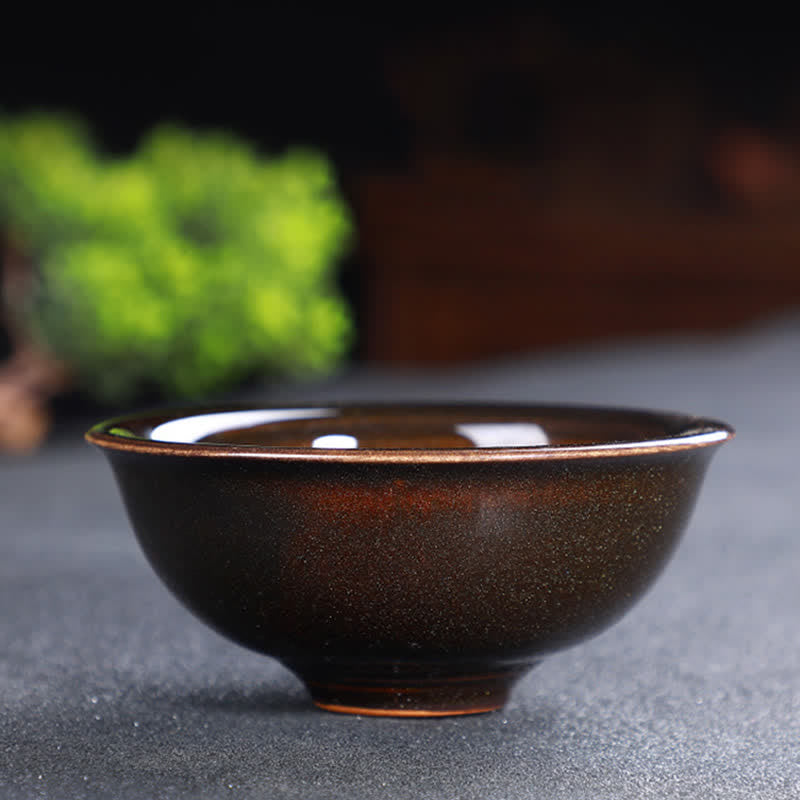 Buddha Stones Bunte Keramik-Teetasse Home Office Teetassen