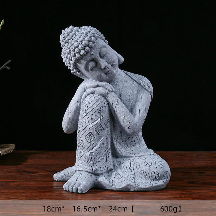 Tibetische meditierende Buddha-Statue, Serenity, Kunstharz, Dekoration - image 11
