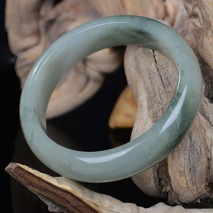 Natürlicher Jade-Glücksheilungs-Armreif - image 1