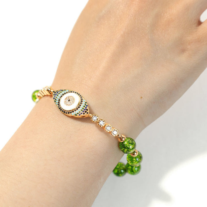 Buddha Stones Natürliches Peridot-Armband gegen den bösen Blick – ein Symbol für Fülle - image 3