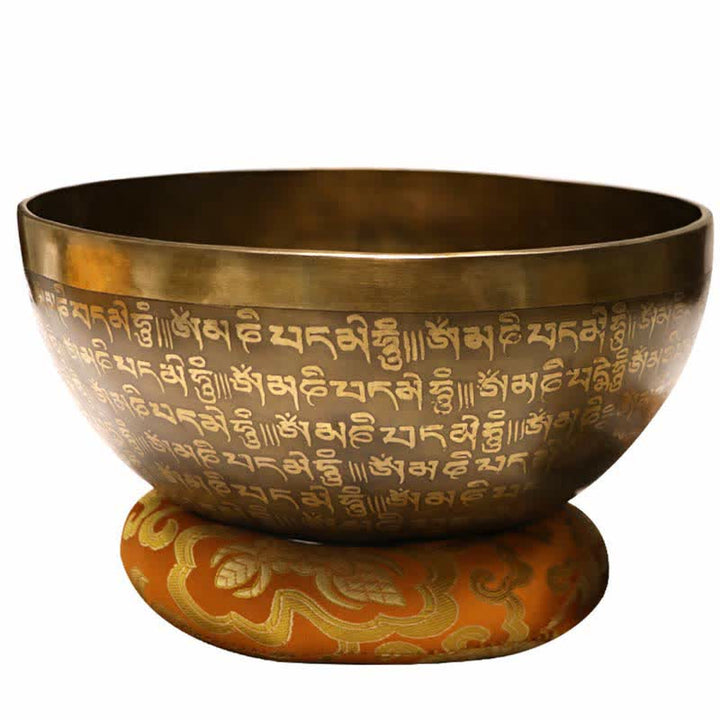 Handgefertigte Sutra-Klangschale für Heilung und Meditation. Klangschalen-Set mit positiver Energie - image 10